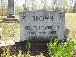 Gula “Yitt” <I>Warlick</I> Brown 