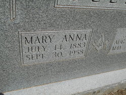 Mary Anna <I>Paschall</I> Belew 