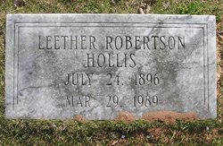 Leether <I>Robertson</I> Hollis 
