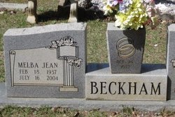 Melba Jean <I>Weems</I> Beckham 