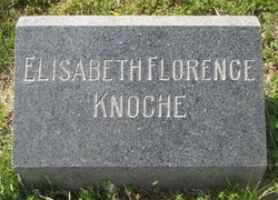 Elisabeth Florentine <I>Knoche</I> Knoche 
