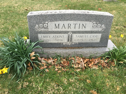 Emily M <I>Atkins</I> Martin 