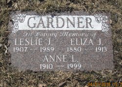 Eliza Jane <I>Tasker</I> Gardner 