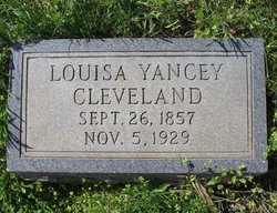 Louisa <I>Yancey</I> Cleveland 