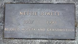 Nettie <I>Hayes</I> Jowett 