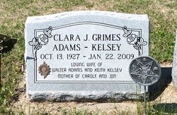 Clara Juanita <I>Grimes</I> Adams Kelsey 