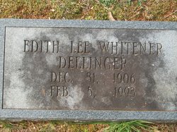 Edith Lee <I>Whitener</I> Dellinger 