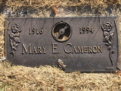 Mary E <I>McLoughlin</I> Cameron 