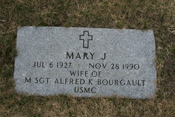 Mary Josephine “Mary Jo” <I>Faunce</I> Bourgault 