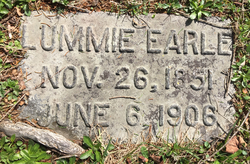 Columbia Jane “Lummie” <I>Coberly</I> Earle 