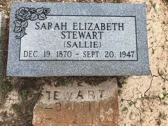 Sarah Elizabeth “Sallie” <I>Simmons</I> Stevens 