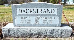 Fredrick Garfield “Fred” Backstrand 