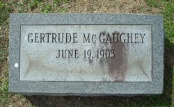 Gertrude Josephine <I>Senn</I> McGaughey 