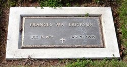 Frances Louise “Ma” <I>Grescyk</I> Erickson 