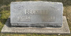 Mary Catherine <I>Whitaker</I> Beckett 