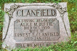 Alice M. <I>Duffie</I> Clanfield 