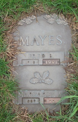 Margaret May “Marge” <I>Sincomb</I> Mayes 