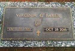 Virginia <I>Gregory</I> Baker 