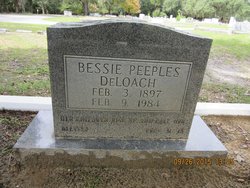 Bessie <I>Peeples</I> DeLoach 