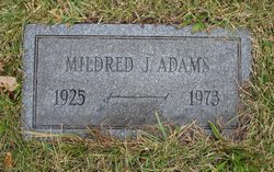 Mildred J Adams 