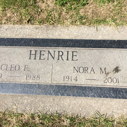 Nora May <I>Hamblin</I> Henrie 