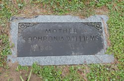 Sophronia Euretta <I>Hutto</I> Williams 