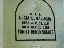 Lucia D Malacad 