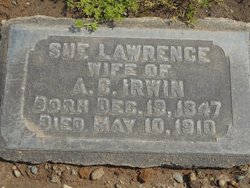 Sue <I>Lawrence</I> Irwin 