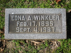 Edna A. <I>Schroeder</I> Winkler 