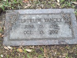 Gertrude <I>Feit</I> Yancey 