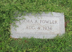 Emma A <I>Newell</I> Fowler 