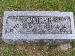 Minnie M <I>Pilcher</I> Coder 