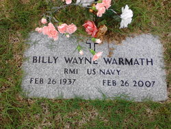 Billy Wayne Warmath 