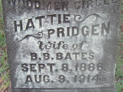 Hattie <I>Pridgen</I> Bates 