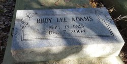 Ruby Lee Adams 