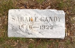 Sarah Elizabeth “Sally” <I>King</I> Gandy 