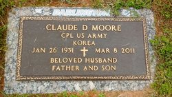 Claude D Moore 