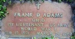 Francis Drake “Frank” Adams 