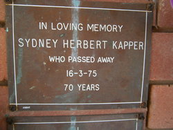 Sydney Herbert Kapper 