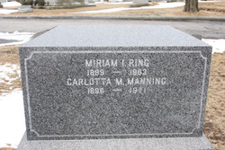 Miriam I <I>Manning</I> Ring 