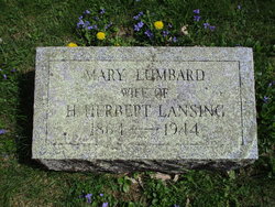 Mary Maime <I>Lumbard</I> Lansing 