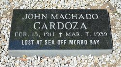 John Machado “Johnny” Cardoza 