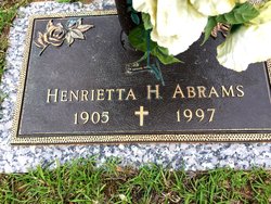 Henrietta <I>Harrington</I> Abrams 
