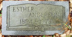 Esther <I>McClung</I> Anderson 