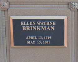 Ellen Laura <I>Wathne</I> Brinkman 