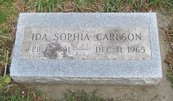 Ida Sophia <I>Olson</I> Carlson 