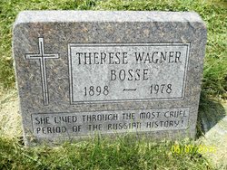 Theresa <I>Wagner</I> Bosse 