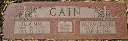 Altro Hodge “Bunk” Cain 