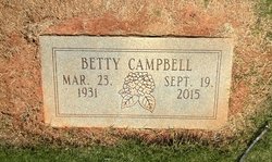 Betty Jean <I>Blow</I> Campbell 