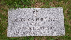 Beverly A. <I>Purington</I> Duchette 